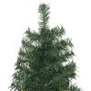 vidaXL Artificial Christmas Tree with 300 LEDs with Stand Green 270 cm