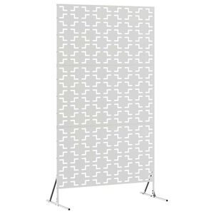 vidaXL Privacy Screen Grey 100 x 50 x 180 cm Steel