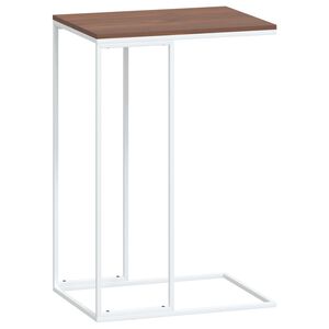 vidaXL Side Table White 40x30x59 cm Engineered Wood