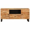 vidaXL TV Cabinet with Shelf Brown 105 x 33 x 46 cm Solid Mango Wood