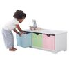 KidKraft Children's Storage Bench Nantucket Pastel