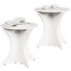 vidaXL Coffee Table 2 pcs White Solid pine wood