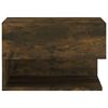 vidaXL Wall-mounted Bedside Cabinets 2 pcs Smoked Oak