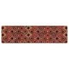 vidaXL Rug Runner MARSA Multicolour 100 x 400 cm Polyester and PVC