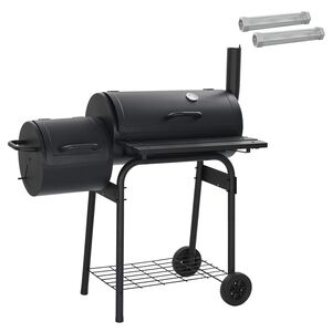 vidaXL Outdoor Grill 103 x 60 x 113 cm Steel Black