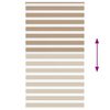 vidaXL Zebra Blind Sand Brown 135x200 cm Fabric Width 130.9 cm Polyester