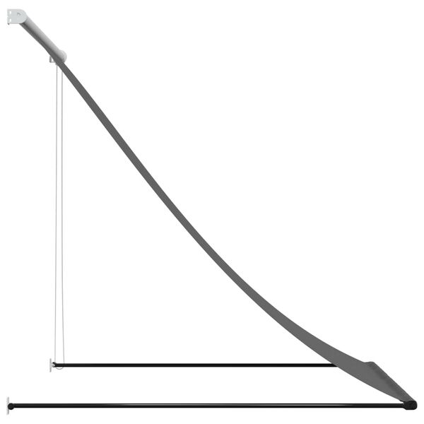 vidaXL Retractable Awning Anthracite 150x150 cm Fabric and Steel