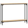 vidaXL Console Table Sonoma Oak 100x22.5x75 cm Engineered Wood