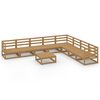 vidaXL Garden Lounge Set | Honey brown | Solid pinewood | Modular