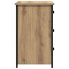 vidaXL Bedside Cabinet 2 pcs Brown 40 x 36 x 60 cm Solid Reclaim Wood
