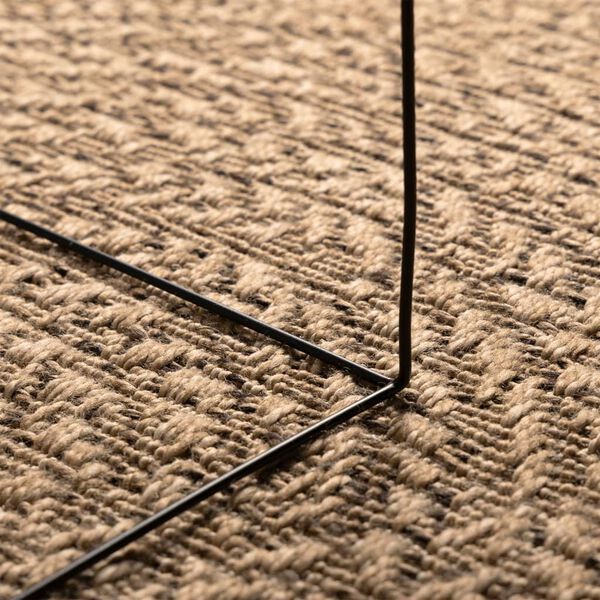 vidaXL Rug ZIZUR 80x150 cm Jute Look Indoor and Outdoor