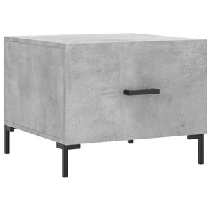 vidaXL Coffee Table Concrete Grey 50x50x40 cm Engineered Wood