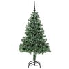 vidaXL Christmas Tree with 150 LEDs with Stand Green 150 cm PVC