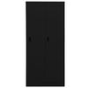 vidaXL Wardrobe Black 80x50x180 cm Steel