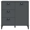 vidaXL Sideboard VIKEN Anthracite Grey 80x40x80 cm Engineered Wood