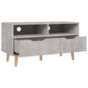 vidaXL TV Cabinet Concrete Grey 90x40x48.5 cm Engineered Wood