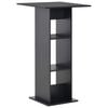 vidaXL Bar Table | Black | Engineered wood | Tall | Sleek | Bar Table | Square
