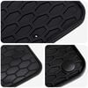 vidaXL Car Mat 4 pcs Black Rubber