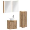 vidaXL Bathroom Furniture Set 4 pcs Artisan Oak