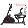 vidaXL Magnetic Recumbent Exercise Bike with Pulse Measurement