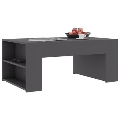 vidaXL Coffee Table Grey 100x60x42 cm Engineered Wood