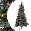 vidaXL Artificial Christmas Tree with 300 LEDs with Stand Green 210 cm