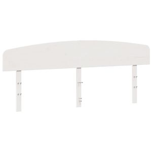vidaXL Headboard White 200 cm Solid Wood Pine