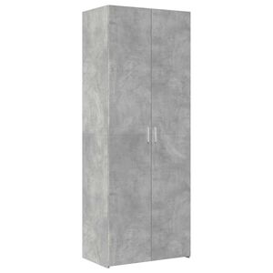 vidaXL Highboard Concrete Grey 70x42,5x185 cm Engineered Wood