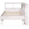 vidaXL Bookcase Bed without Mattress White 90x190cm Solid Wood Pine