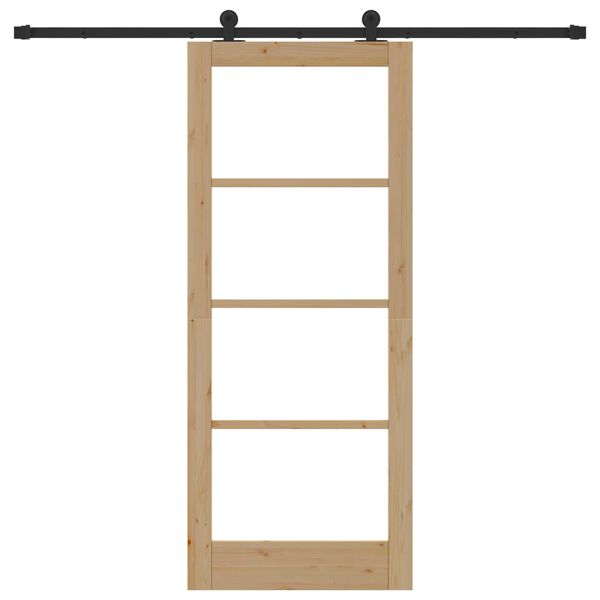 vidaXL Sliding Door ORKDAL Natural 83 x 202 cm