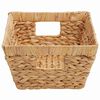 vidaXL Storage Baskets 2 pcs Natural 38 x 28 x 15 cm Water hyacinth