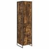 vidaXL Warderobe Smoke Oak 50 x 50 x 200 cm Engineered Wood