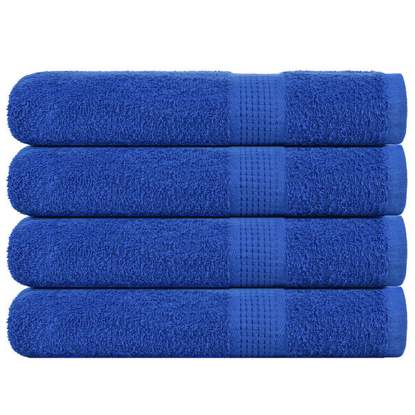 vidaXL Towels "FROGN" 4 pcs Blue 100x200 cm 360 gsm