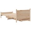 vidaXL Bed Frame without Mattress 90x190 cm Single Solid Wood Pine