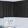 vidaXL Dishwasher Panel Lucca Black 57 x 57 x 100 cm Engineered Wood