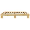 vidaXL Bed Frame without Mattress 180x200 cm Solid Wood Oak