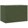 vidaXL TV Cabinets 2 pcs Olive Green 67x39x44 cm Steel