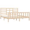 vidaXL Bed Frame without Mattress 200x200 cm Solid Wood Pine