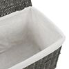 vidaXL 6 Piece Nesting Basket Set Grey Natural Willow