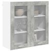 vidaXL Hanging Cabinet Concrete Grey 80 x 31 x 80 cm Engineered Wood