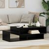vidaXL Coffee Table Black Oak 105 x 50 x 32.5 cm Engineered Wood