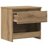 vidaXL Bedside Cabinets 2 pcs Artisan Oak 40x30x39 cm Engineered Wood