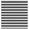 vidaXL Zebra Blind Black 145x100 cm Fabric Width 140.9 cm Polyester