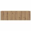 vidaXL TV Units Wall-mounted 4 pcs Artisan Oak Engineered wood