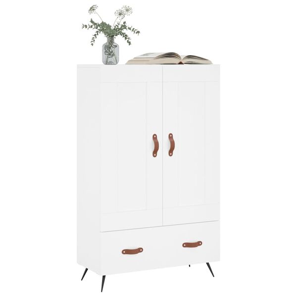 vidaXL Highboard White 69.5x31x115 cm Engineered Wood