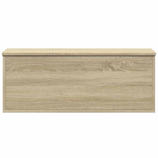 vidaXL Storage Box Sonoma Oak 90x35x35 cm Engineered Wood
