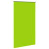 vidaXL Roller Blind Blackout Leaves Green 130x210 cm Fabric Width 126.6 cm Polyester
