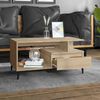 vidaXL Coffee Table Sonoma Oak 90x49x45 cm Engineered Wood