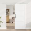 vidaXL Sliding Door ORKDAL White 86 x 198.5 cm Solid Pine Wood