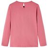 Kids' T-shirt with Long Sleeves Old Pink 116